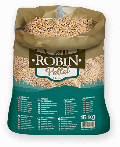 worek pelletu opałowego Robin do kupienia w Drobinie lub sklepie internetowym